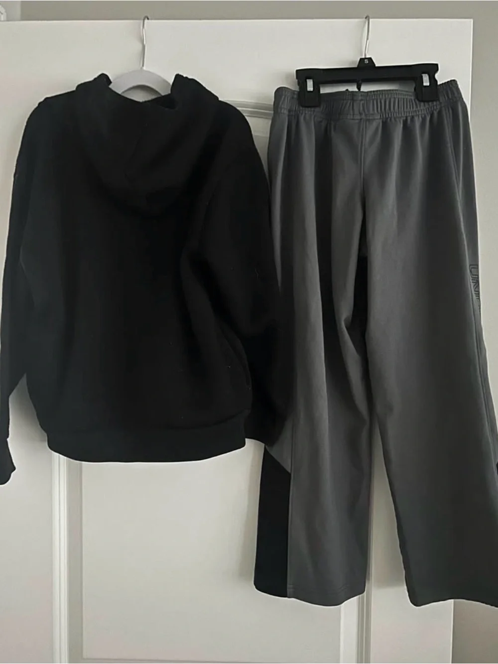 Under Armour Kids Black & Gray Pants with Darth Vader Hoodie
